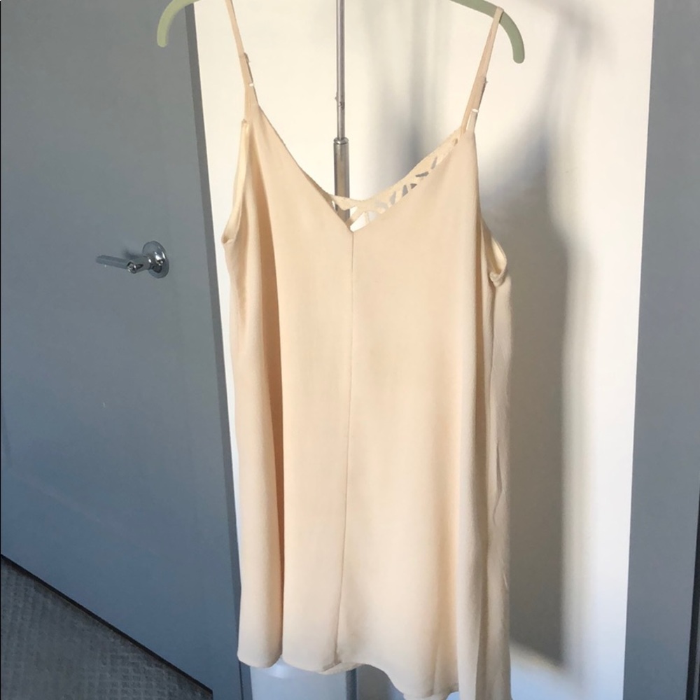 Cream Mini Dress